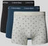 Calvin Klein Trunks 3er-Pack baumwolle hellgrau
