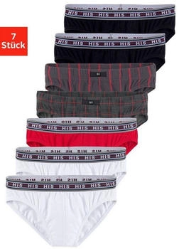 H.I.S Jeans Slip 7er-Pack Baumwoll-Stretch rot