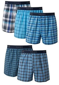 Hanes Herren-Boxershorts ohne Etikett freiliegender Bund sortiert XXL