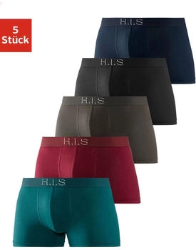 H.I.S Jeans Boxershorts schwarz bunt blau H I S