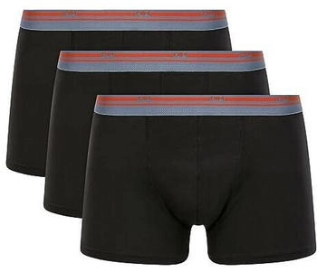 Dim Boxershorts Classic Colors Stretch-Baumwolle Herren x3 schwarz