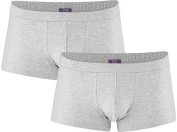 Living Crafts Bio-Herren-Pants 'Farell' grau meliert