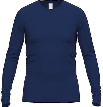 Götzburg Herren-Thermo-Unterhemd langarm Interlock-Jersey marine