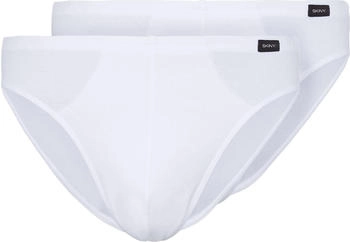 Skiny Slip Casual Figurbetont weiss 2er Pack