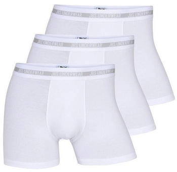 JBS Long Short Pant 3er Pack bamboo weiß