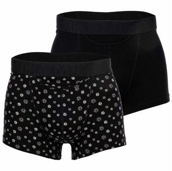 HOM HO1 Joan #2 Retroshorts 2er-Pack grau schwarz