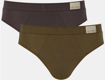 Sloggi GO Natural Brief 2er Pack mehrfarbig