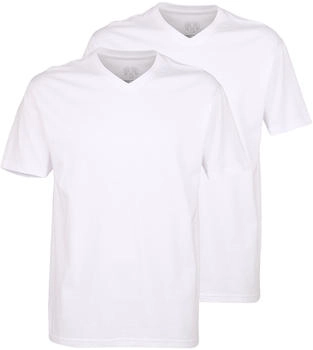 Ceceba T-Shirts V-Ausschnitt kurzarm uni baumwolle
