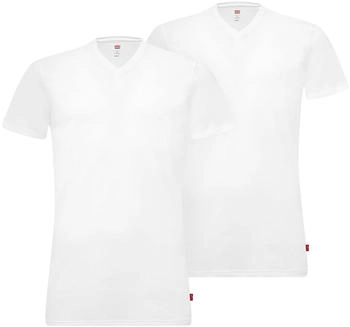 Levi's Herren T-Shirts V-Ausschnitt einfarbig