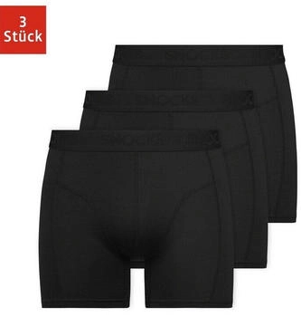 Snocks Performance Boxershorts schwarz