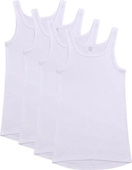 Ammann Feinripp-Unterhemd 4er Pack weiß
