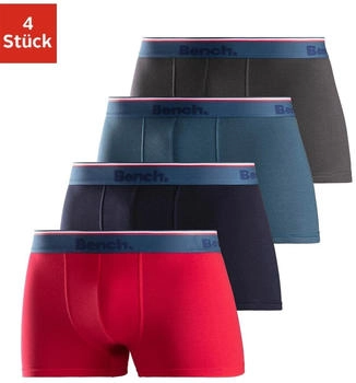 Bench Boxershorts blau rot schwarz