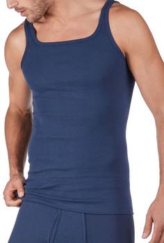 Huber Achselshirt Unterhemd marine 0386