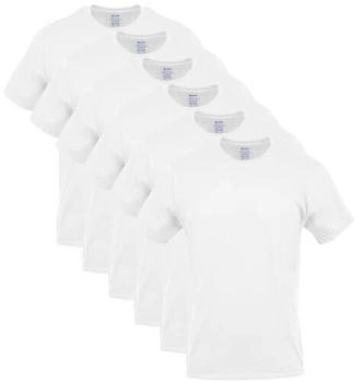 Gildan Crew T-Shirts weiß Multipack