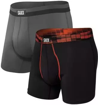 Saxx Sport Mesh Boxershorts schwarz