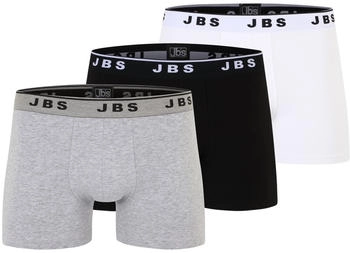 JBS Boxershorts grau schwarz weiß 9409246