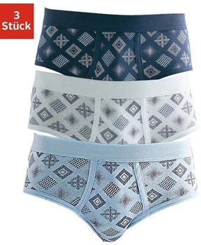 Clipper Slip 3er-Pack Feinripp-Qualit&auml;t reine Baumwolle