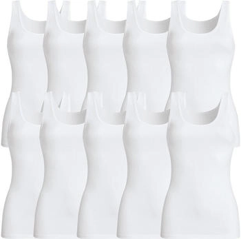 Conta Damen-Unterhemd 10er-Pack feinripp uni