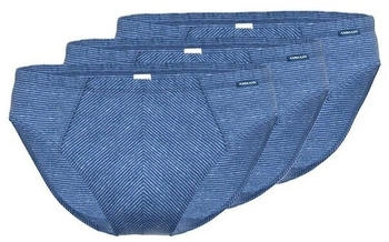 Ammann Jeans Single Mini-Slip Unterhose 3er Pack dunkelblau