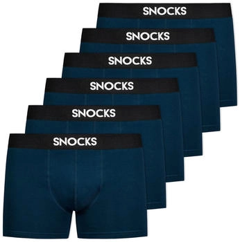 Snocks Boxershorts 6er-Pack blau