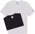 Champion T-Shirt Herren 2er Pack rundhals baumwolle weiß dunkelblau