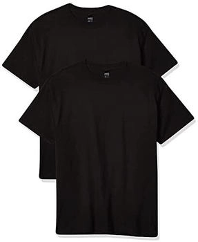 Hanes Beefy-T Kurzarm 2er-Pack schwarz