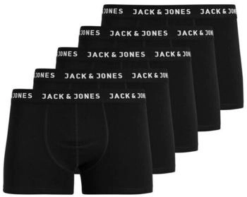Jack & Jones Boxershorts 5er Pack JACHUEY TRUNKS Baumwoll-Stretch