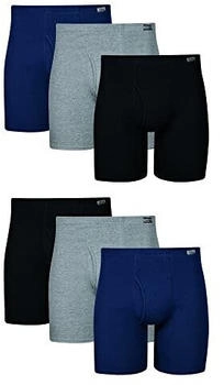 Hanes Boxershorts ohne Etikett 6er-Pack sortiert XX-Large