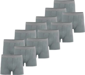 Normani Bambus-Boxershorts anthrazit schwarz