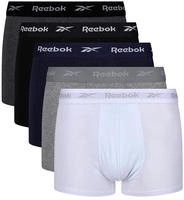 Reebok 5P Boyes Trunk Marine/Grau Baumwolle Small Herren