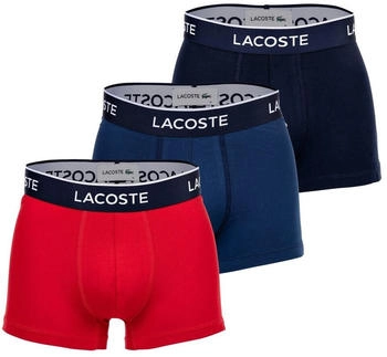 Lacoste Boxer 3er Pack blau rot Casual