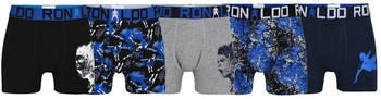 CR7 Cristiano Ronaldo Boxer Jungen 5er Pack schwarz blau grau