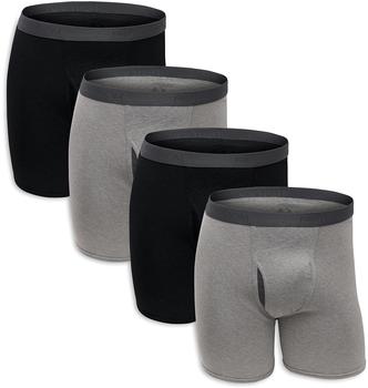 Fruit of the Loom Premium COOLZONE Boxer Briefs Slip schwarz grau