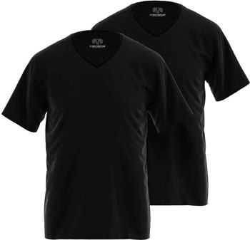 Ceceba Shirt schwarz uni 2er Pack
