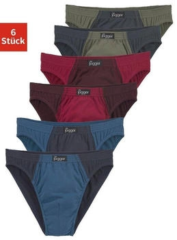 Le Jogger Herren Slips 6er Pack mehrfarbig