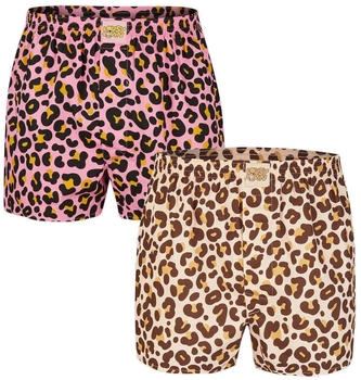 Lousy Livin Leroy Boxershorts 2er-Pack leo