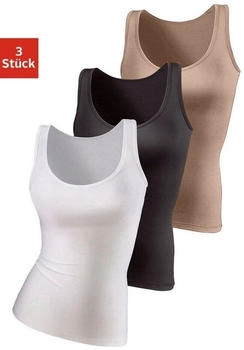 Vivance Dreams Unterhemd nude schwarz wei&szlig;
