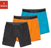 Buffalo Langer Boxer "Boxershorts f&uuml;r Herren" Packung, 3 Stk. in langer Form ideal