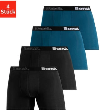 Bench Boxershorts cyanblau schwarz wei&szlig;