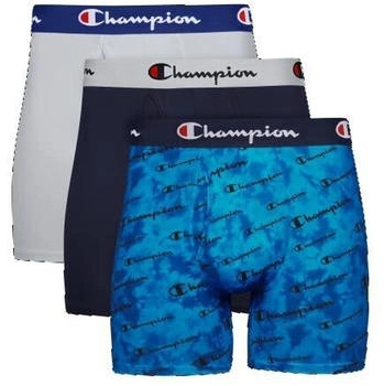 Champion Boxer Briefs Everyday Active Lightweight Stretch Retroshorts blau marineblau silverstone 3er-Pack