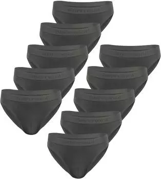 Normani Unterhosen Slips Bio-Baumwolle Sliwen 9359 grau