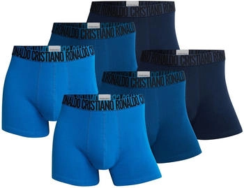 CR7 Cristiano Ronaldo Retro Boxer Basic Organic 6-St mehrfarbig