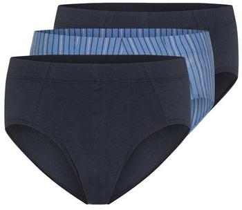Schiesser Essentials Organic Cotton Mini Slip Unterhose dunkelblau