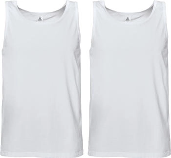 Erwin Müller Single-Jersey Herren-Unterhemd 2er-Pack weiss