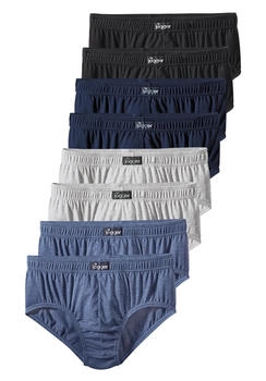 Le Jogger Slip Stck blaumeliert grau schwarz