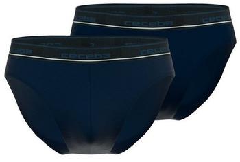 Ceceba Bamboo Series Slips 2er-Pack dunkelblau
