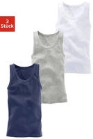 H.I.S Unterhemd Packung, 3 Stk. ideal zum Drunterziehen