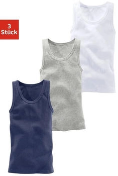 H.I.S Jeans Tanktop 3er-Pack ideal zum Drunterziehen