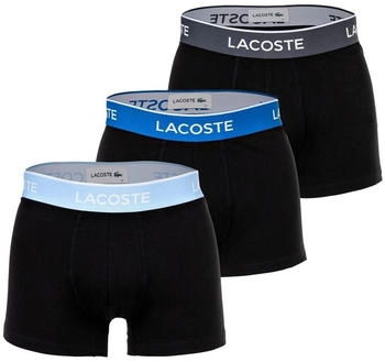 Lacoste Boxer Boxershorts 3er Pack schwarz blau grau