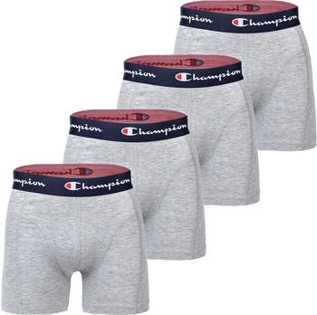 Champion Boxershort 4er Pack grau hellgrau meliert
